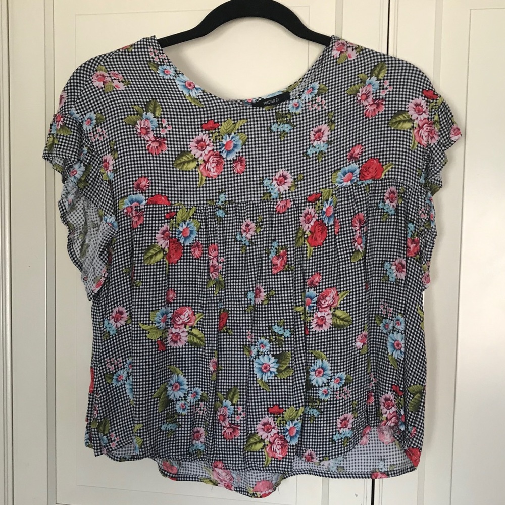 Forever 21 Floral blouse